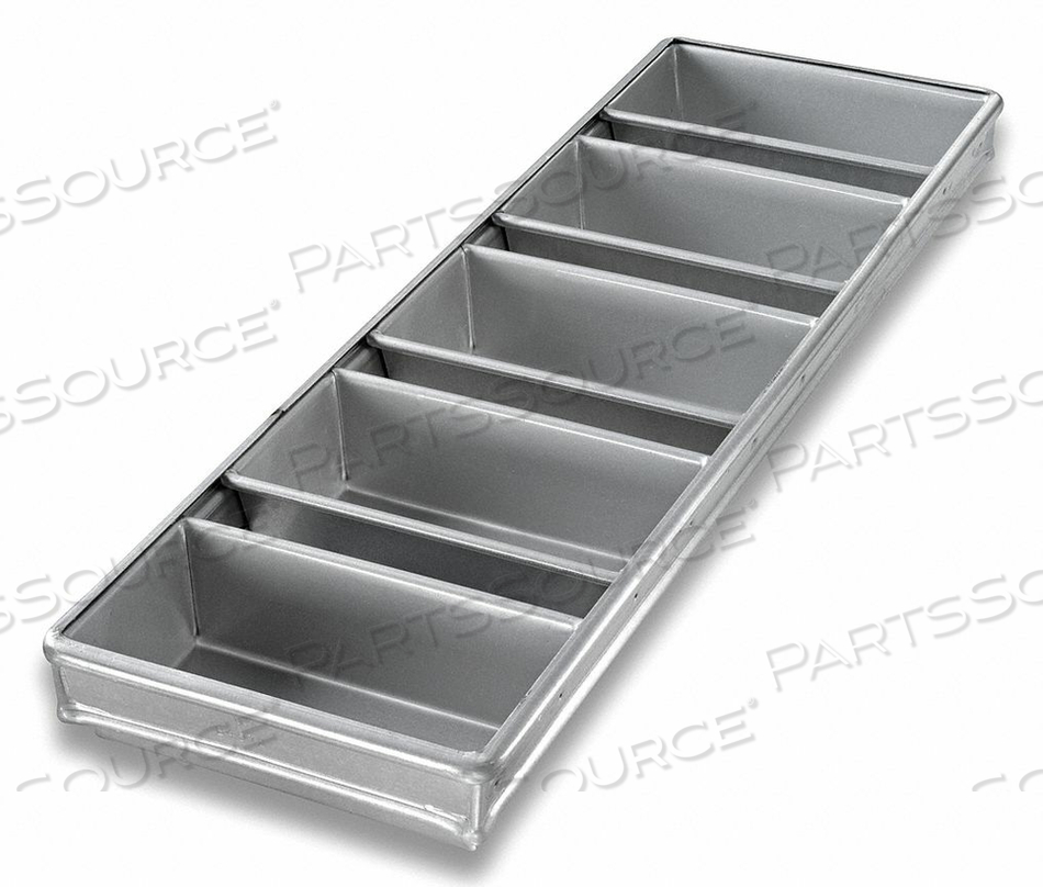 BREAD PAN 5-STRAP 7-3/8X3-5/8 by Chicago Metallic