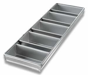 BREAD PAN 5-STRAP 7-3/8X3-5/8 by Chicago Metallic