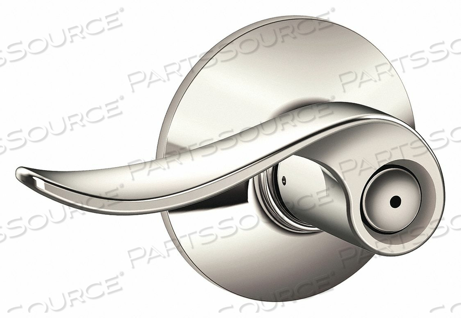 DOOR LEVER LOCKSET BRIGHT NICKEL PRIVACY by Schlage Lock DOOR LEVER LOCKSET BRIGHT NICKEL PRIVACY by Schlage Lock