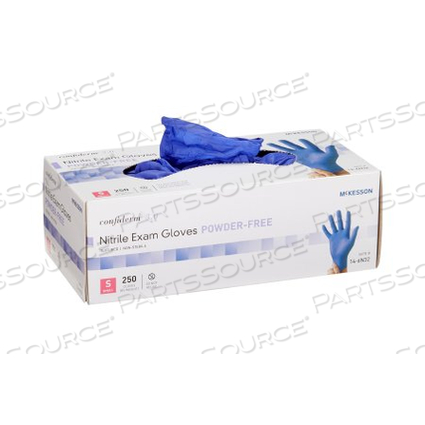 CONFIDERM® 3.0 NITRILE GLOVES, SMALL, BLUE (2500 PER CASE) by McKesson