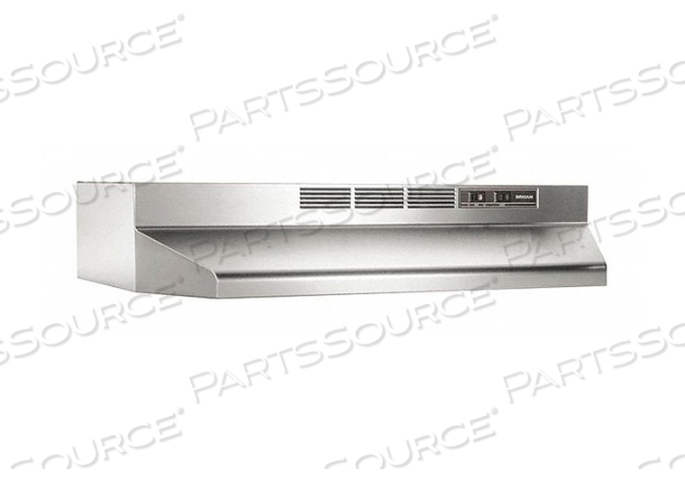 STAINLESS STEEL NON-DUCTED RANGE HOOD 