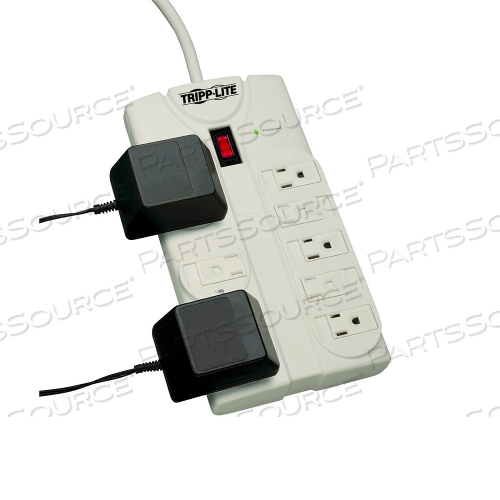 SURGE PROTECTOR 120V 5-15R 8 OUTLET 25FT CORD 1440 JOULE by Tripp Lite