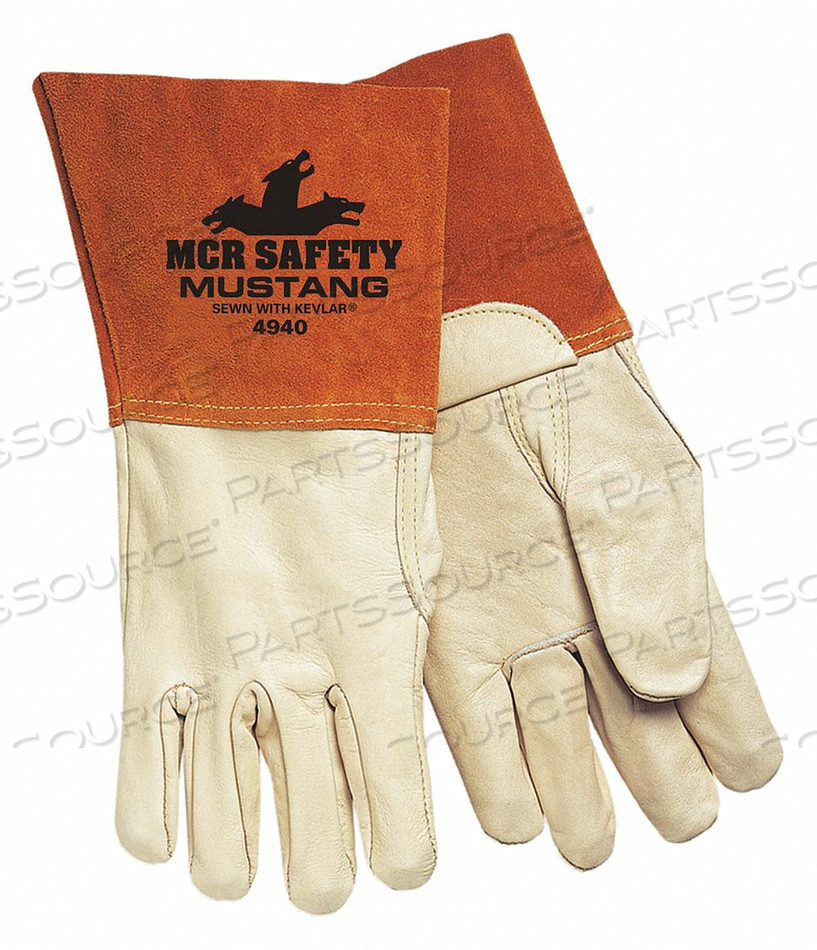 WELDING GLOVES MIG TIG M/8 PK12 by MCR Safety WELDING GLOVES MIG TIG M/8 PK12 by MCR Safety