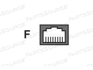 ADDON, KEYSTONE CONNECTOR, RJ-45 (F) ANGLED, UTP, CAT 6A, KEYSTONE JACK, BLACK by ADDON