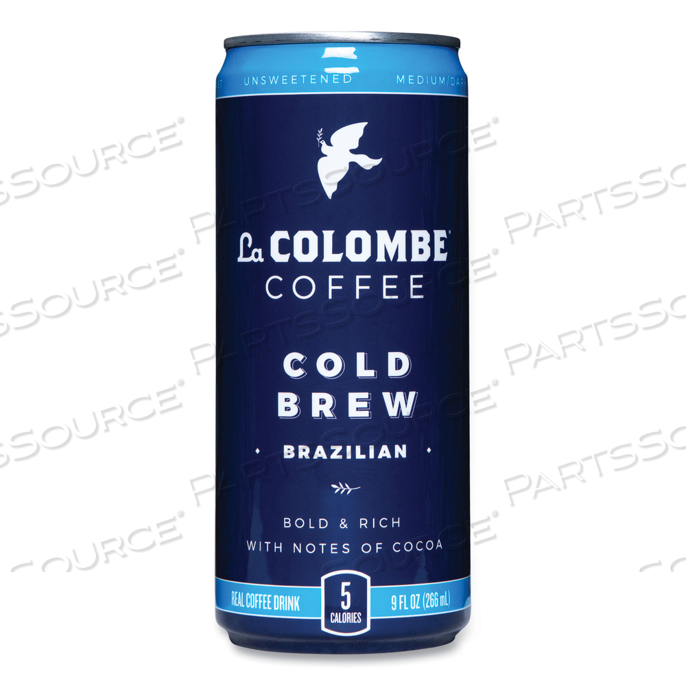 COLD BREW COFFEE, BRAZILIAN BOLD, 9 OZ CAN, 12/CARTON 