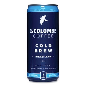 COLD BREW COFFEE, BRAZILIAN BOLD, 9 OZ CAN, 12/CARTON by La Colombe