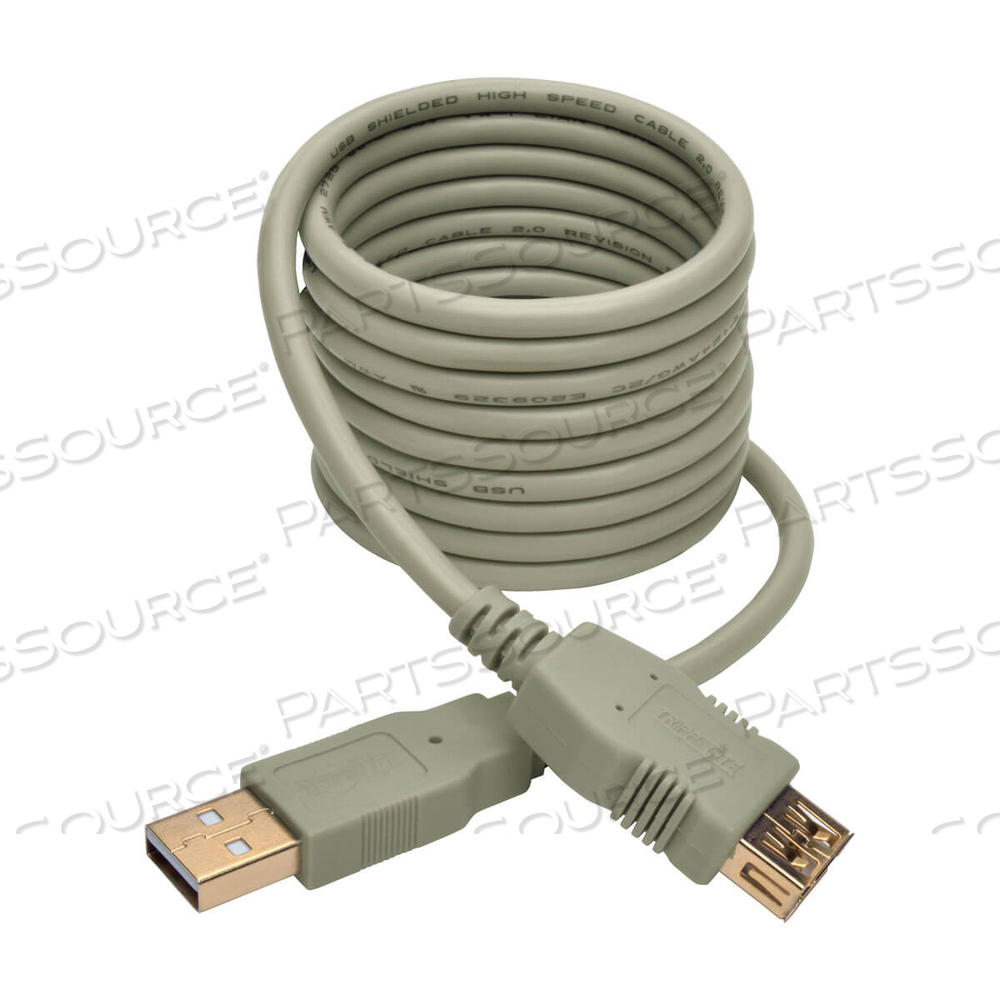 6FT USB 2.0 HI-SPEED A/A CABLE M/F 480 MBPS BEIGE, USB EXTENSION by Tripp Lite 6FT USB 2.0 HI-SPEED A/A CABLE M/F 480 MBPS BEIGE, USB EXTENSION by Tripp Lite