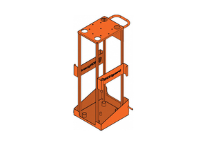 BARRIER SYSTEM CART ORANGE 52 IN BASE H by Ironguard