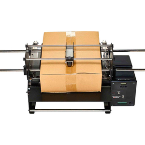 AUTOMATIC LABEL APPLICATOR FOR SQUARE & RECTANGULAR ITEMS UP TO 12"W by Labelmate USA LLC