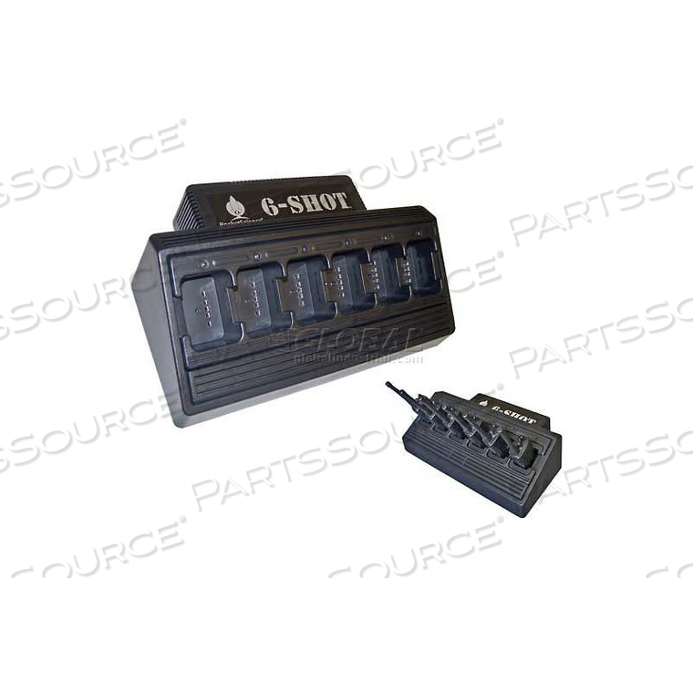6-SHOT 6-UNIT BATTERY CHARGER FOR BANTAM RADIO by Klein Electronics Inc