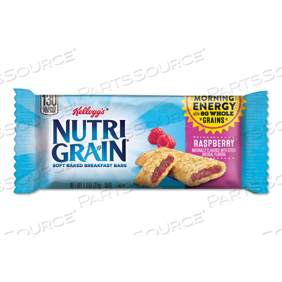 NUTRI-GRAIN SOFT BAKED BREAKFAST BARS, RASPBERRY, INDV WRAPPED 1.3 OZ BAR by Kellogg's NUTRI-GRAIN SOFT BAKED BREAKFAST BARS, RASPBERRY, INDV WRAPPED 1.3 OZ BAR by Kellogg's