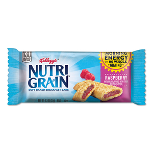 NUTRI-GRAIN SOFT BAKED BREAKFAST BARS, RASPBERRY, INDV WRAPPED 1.3 OZ BAR, 16/BOX by Kellogg's NUTRI-GRAIN SOFT BAKED BREAKFAST BARS, RASPBERRY, INDV WRAPPED 1.3 OZ BAR, 16/BOX by Kellogg's