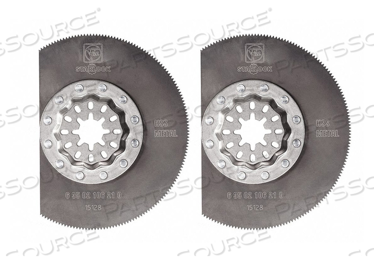 OSCILLATING SEGMENTED BLADES 3-3/8 PK2 by Fein