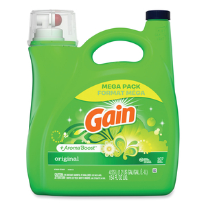 LIQUID LAUNDRY DETERGENT, ORIGINAL SCENT, 154 OZ BOTTLE by Gain