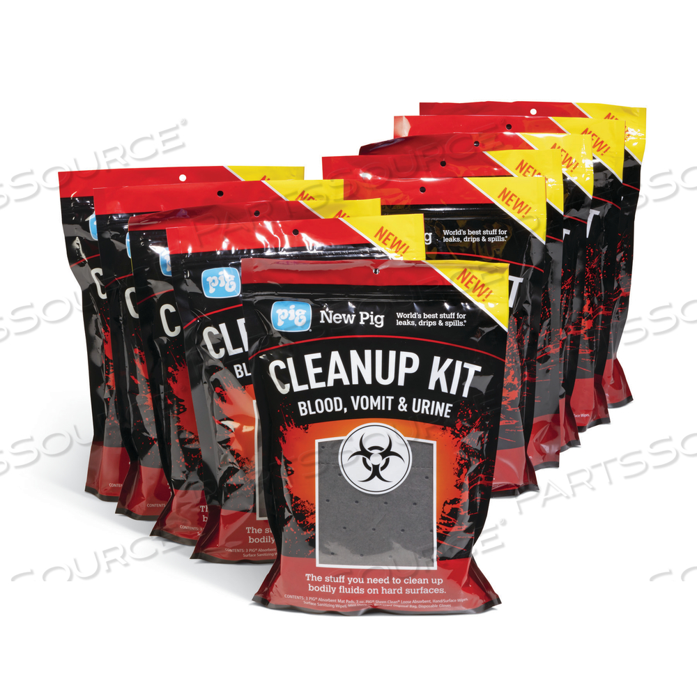 PIG BLOOD, VOMIT & URINE CLEANUP KIT by New Pig Corporation