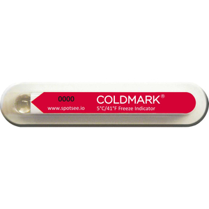 SPOTSEE COLDMARK 5/41F TEMPERATURE INDICATORS, 100/BOX by Shockwatch Inc