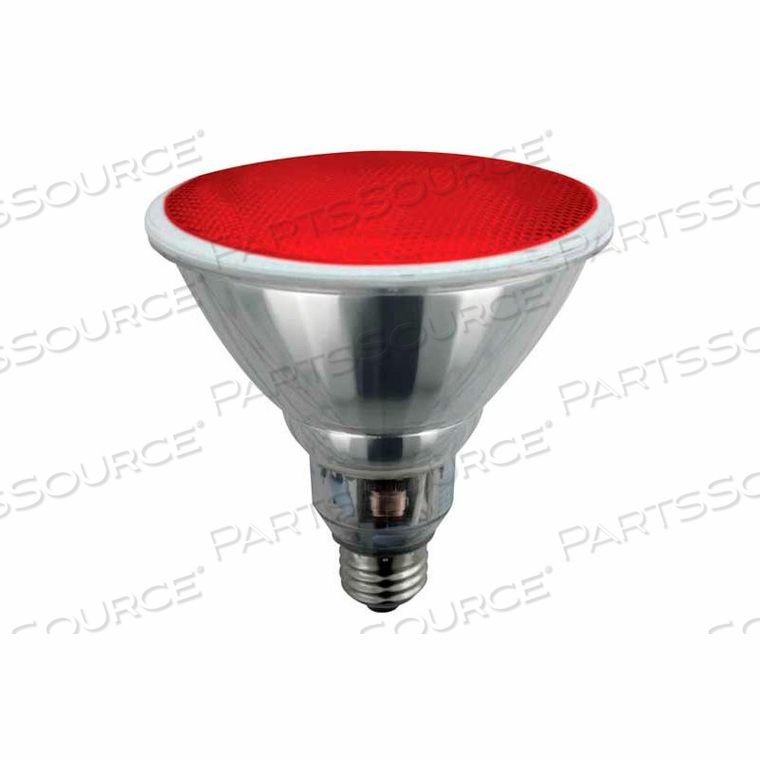 SUNLITE SL23PAR38/R 23W RED PAR38 REFLECTOR CFL LIGHT BULB, MED BASE 