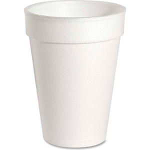 HOT/COLD FOAM CUPS, 10 OZ., WHITE, 1,000/CARTON by Genuine Joe