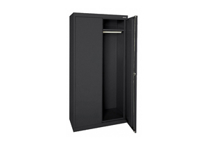 WARDROBE CABINET 72 H 46 W BLACK by Sandusky Lee Cabinets