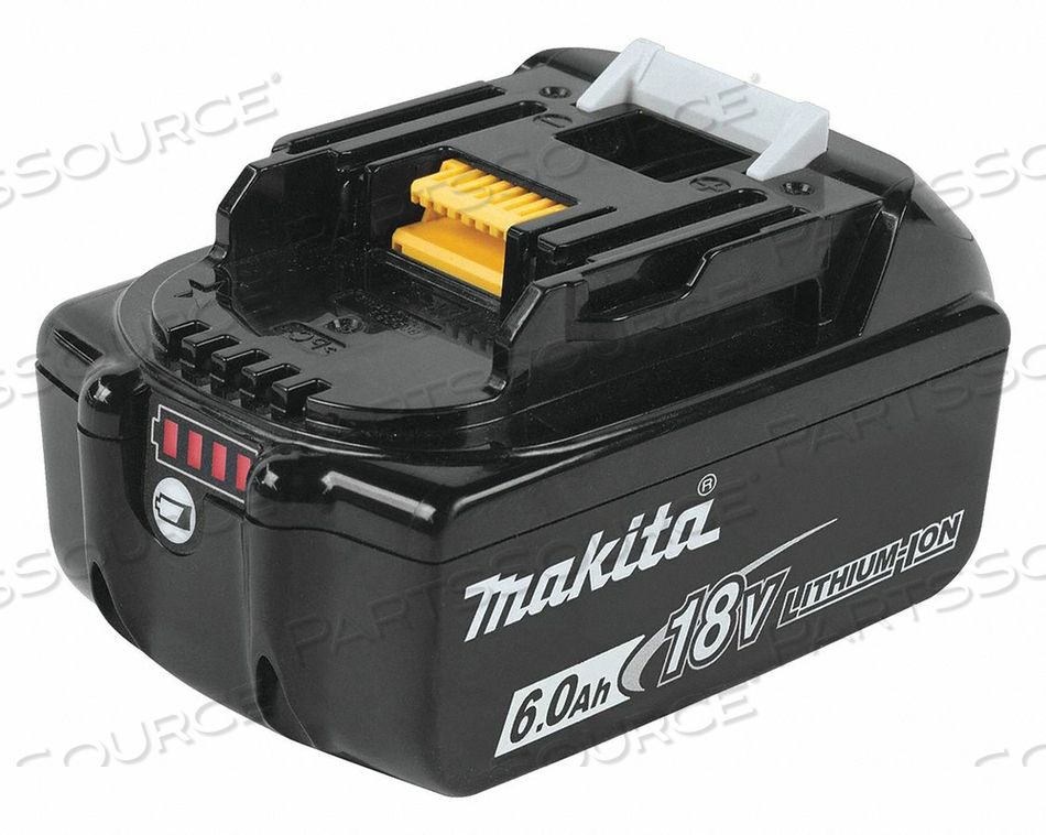 LXT POWER TOOL BATTERY, 6.0AH, LITHIUM-ION, 18V, 55 MIN CHARGE TIME by Makita