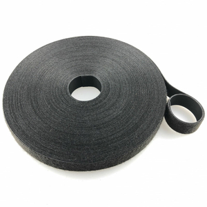 VELCRO BRAND ONE-WRAP UL RATED FIRE RETARDANT HOOK & LOOP TAPE FASTENERS BLACK 3/4"X75' by Industrial Webbing Corp.