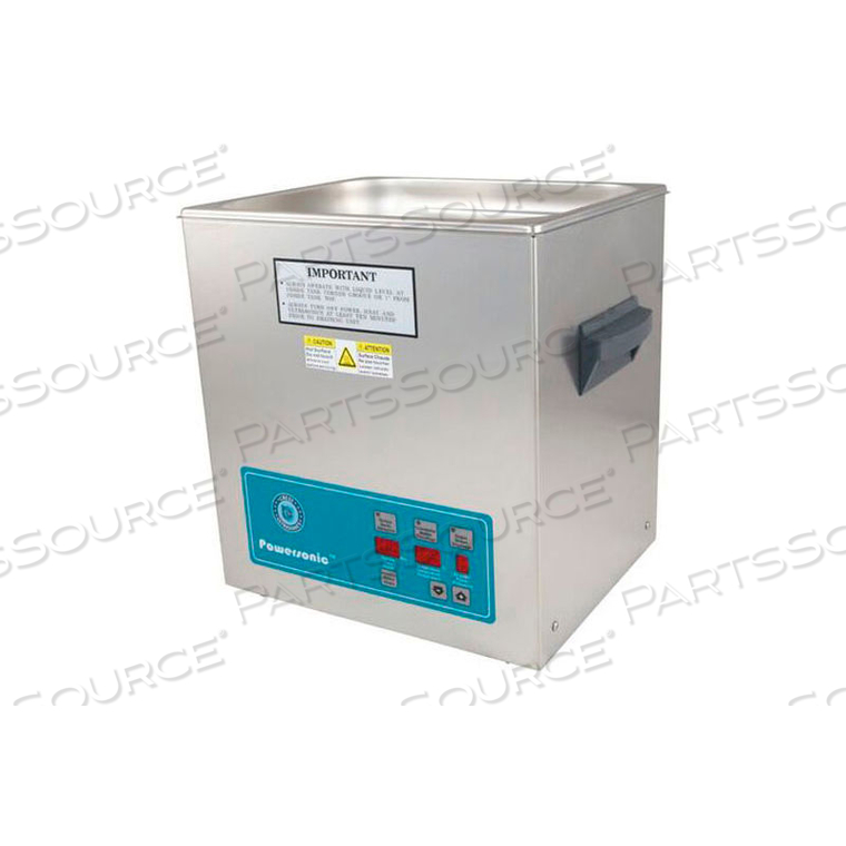 ULTRASONIC TABLE TOP PART CLEANING SYSTEM - DIGITAL TIMER/HEAT/POWER CONTROL, 3.25 GAL, 45 KHZ, 115V 