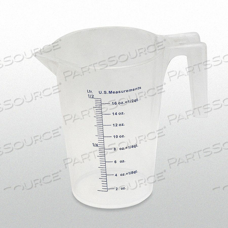 MEASURING CONTAINER FIXED SPOUT 500 ML by Funnel King