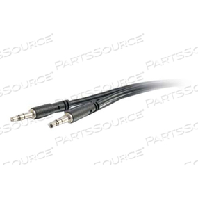 SLIM AUDIO CABLE, 28 AWG CABLE, PVC, BLACK, MINI-PHONE MALE AUXILIARY, MINI-PHONE MALE AUX, 2 CONDUCTORS, MEETS CE, ROHS by Legrand AV (C2G) SLIM AUDIO CABLE, 28 AWG CABLE, PVC, BLACK, MINI-PHONE MALE AUXILIARY, MINI-PHONE MALE AUX, 2 CONDUCTORS, MEETS CE, ROHS by Legrand AV (C2G)