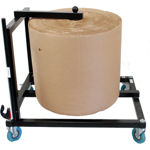 DISPENSER WITH SLIDE CUTTER FOR SINGLE FACE CORRUGATED, POLY & FOAM, 24" by Encore Packaging LLC