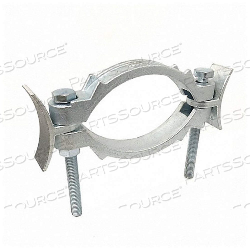 HOSE CLAMP, ZINC-PLATED STEEL BAND, SMOOTH, EXTERNAL HEX, 4 1/4 IN-4 15/16 IN DIA. by Approved Vendor