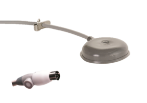 NON LOCKING CALL CORD, PADCALL, GRAY, 8 PIN DIN PLUG, 8 FT by Crest Healthcare