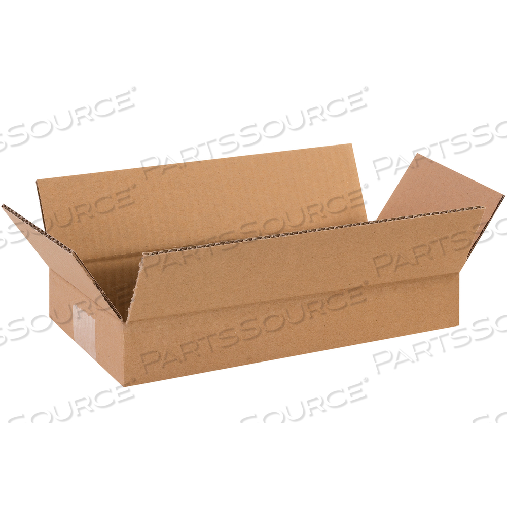 FLAT CORRUGATED BOXES, 14" X 6" X 2", KRAFT, 25/BUNDLE by BOX Partners (Box Acquisitions, LLC)