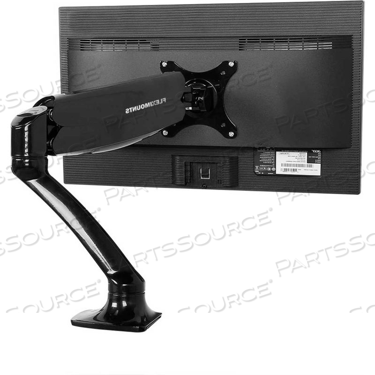 FLEXIMOUNTS FULL MOTION SINGLE MONITOR DESK MOUNT FOR 10"-24" MONITORS 