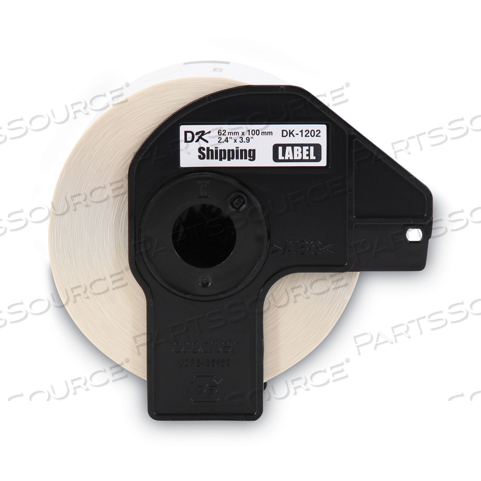 DIE-CUT SHIPPING LABELS, 2.4" X 3.9", WHITE, 300 LABELS/ROLL by Brother