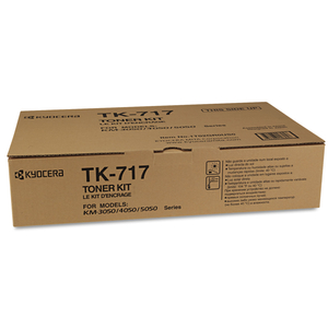 TK717 TONER, 34,000 PAGE-YIELD, BLACK by Kyocera