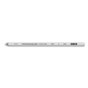 PREMIER COLORED PENCIL, 3 MM, 2B (#1), WHITE LEAD, WHITE BARREL, DOZEN by Prismacolor PREMIER COLORED PENCIL, 3 MM, 2B (#1), WHITE LEAD, WHITE BARREL, DOZEN by Prismacolor