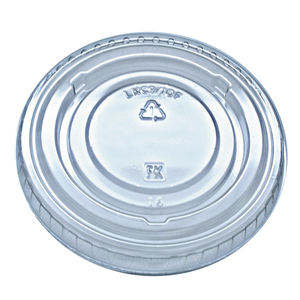 KAL-CLEAR/NEXCLEAR DRINK CUP LIDS, FLAT LID WITH NO SLOT, FITS 9 TO 10 OZ COLD CUPS, CLEAR, 2,500/CARTON by Fabrikal