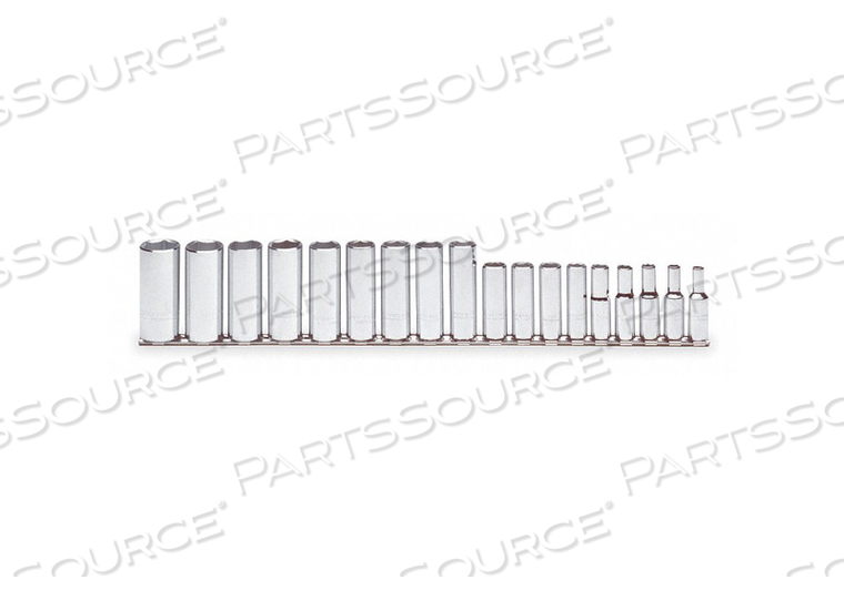 SOCKET SET METRIC 3/8 IN DR 18 PC by Proto