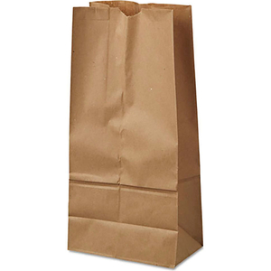 PAPER GROCERY BAGS #26, 7-3/4"W X 4-13/16"D X 16"H, KRAFT, 500 PACK by United Stationers Supply