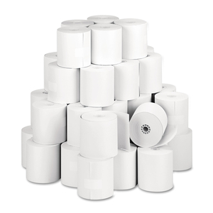 DIRECT THERMAL PRINTING THERMAL PAPER ROLLS, 3.13" X 273 FT, WHITE, 50/CARTON by Iconex