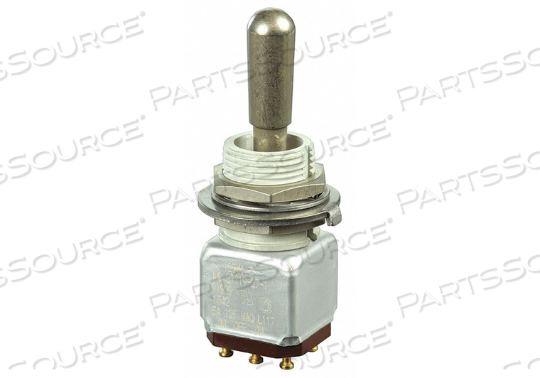 TOGGLE SWITCH DPDT 5A @ 120V SOLDER LUG 