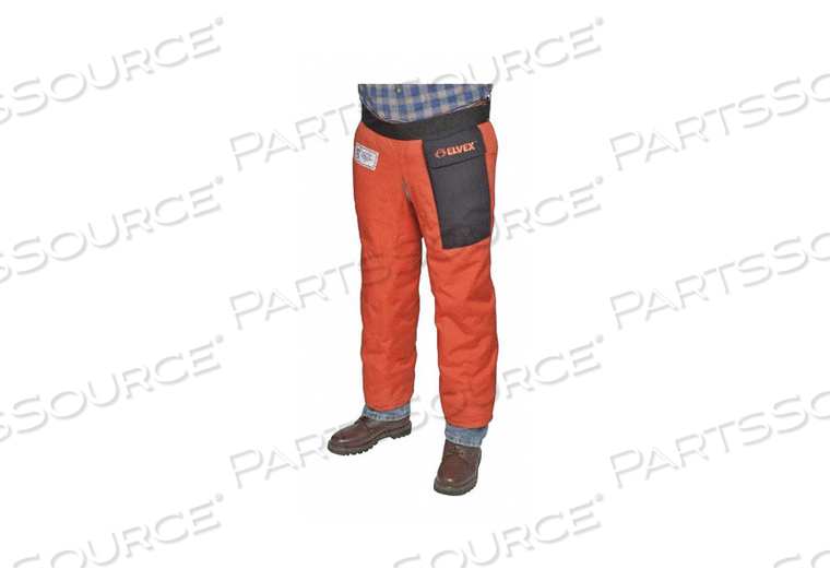 CHAIN SAW CHAPS ORANGE 36 IN L by Elvex