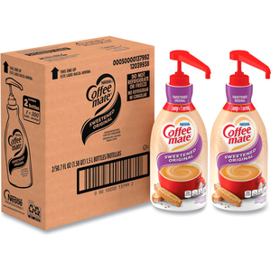 COFFEE-MATE LIQUID COFFEE CREAMER, SWEETENED ORIGINAL, 1.5 LITER PUMP BOTTLE, 2/CARTON by Nestle