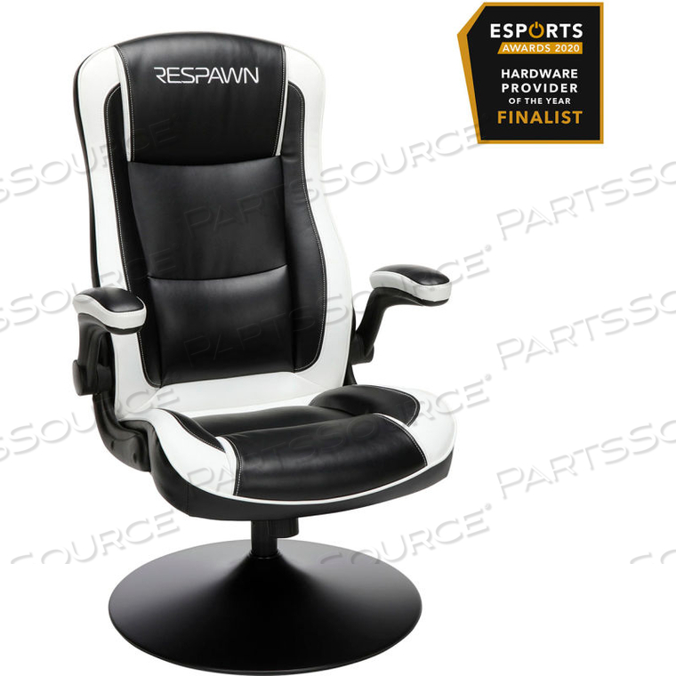 RESPAWN-800 RACING STYLE GAMING ROCKER CHAIR, ROCKING GAMING CHAIR, IN WHITE () 