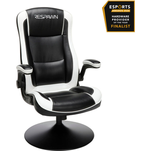 RESPAWN-800 RACING STYLE GAMING ROCKER CHAIR, ROCKING GAMING CHAIR, IN WHITE () by OFM Inc