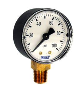 1/4" NPT LIQUID FILLED PRESSURE GAUGE by Evoqua Water Technologies LLC. (Formerly Siemens Water Technologies LLC)