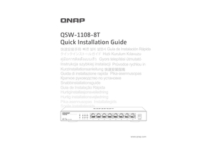 QSW-1108-8T, SWITCH, UNMANAGED, 8 X 10/100/1000/2.5G, DESKTOP by QNAP Security