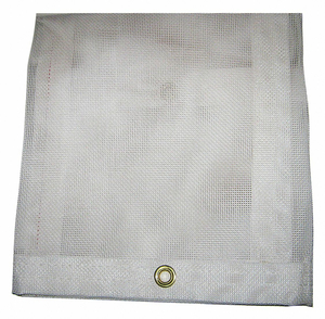 MESH TARP WHITE 20 X 30 FT CUT SIZE by Mauritzon