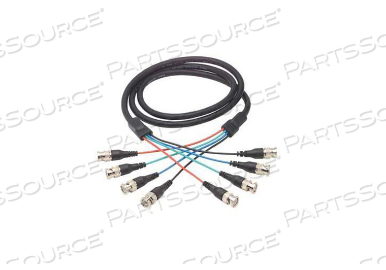 PREMIUM RGB MULTI-COAXIAL CABLE, BNC MALE, BNC MALE, 5 FT by L-com, Inc. PREMIUM RGB MULTI-COAXIAL CABLE, BNC MALE, BNC MALE, 5 FT by L-com, Inc.
