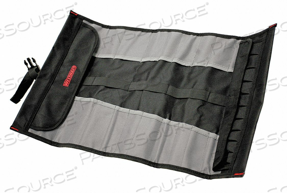 WRENCH ROLL, CLOSURE TYPE BUCKLE, COLOR BLACK, FEATURES BUCKLE CLOSURE, MACHINE WASHABLE NO, MATERIAL POLYESTER, NUMBER OF POCKETS 34, OVERA by Westward